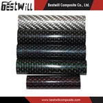 Carbon Fiber Color Different Size Round Tubes