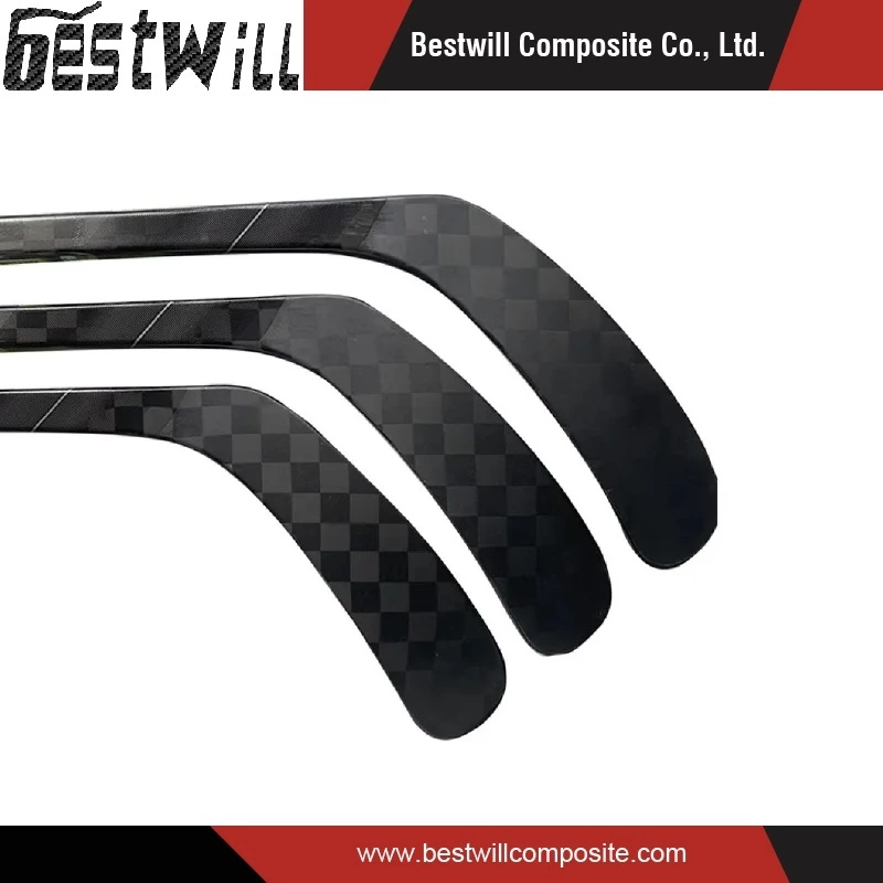 Carbon fiber ice hockey sticks