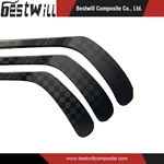Carbon fiber ice hockey sticks