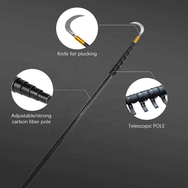 Carbon Fibre Telescopic Pole for Coconut & Arecanut Harvesting