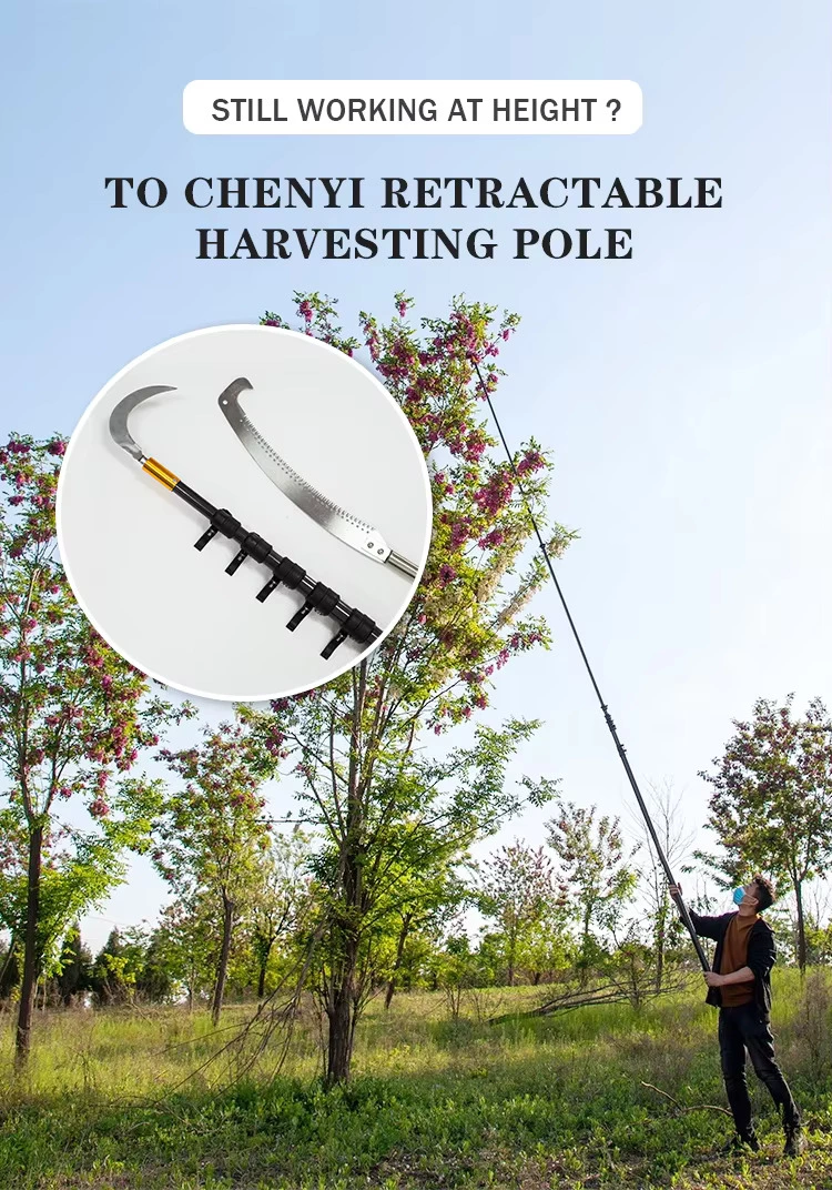 Carbon Fibre Telescopic Pole for Coconut & Arecanut Harvesting