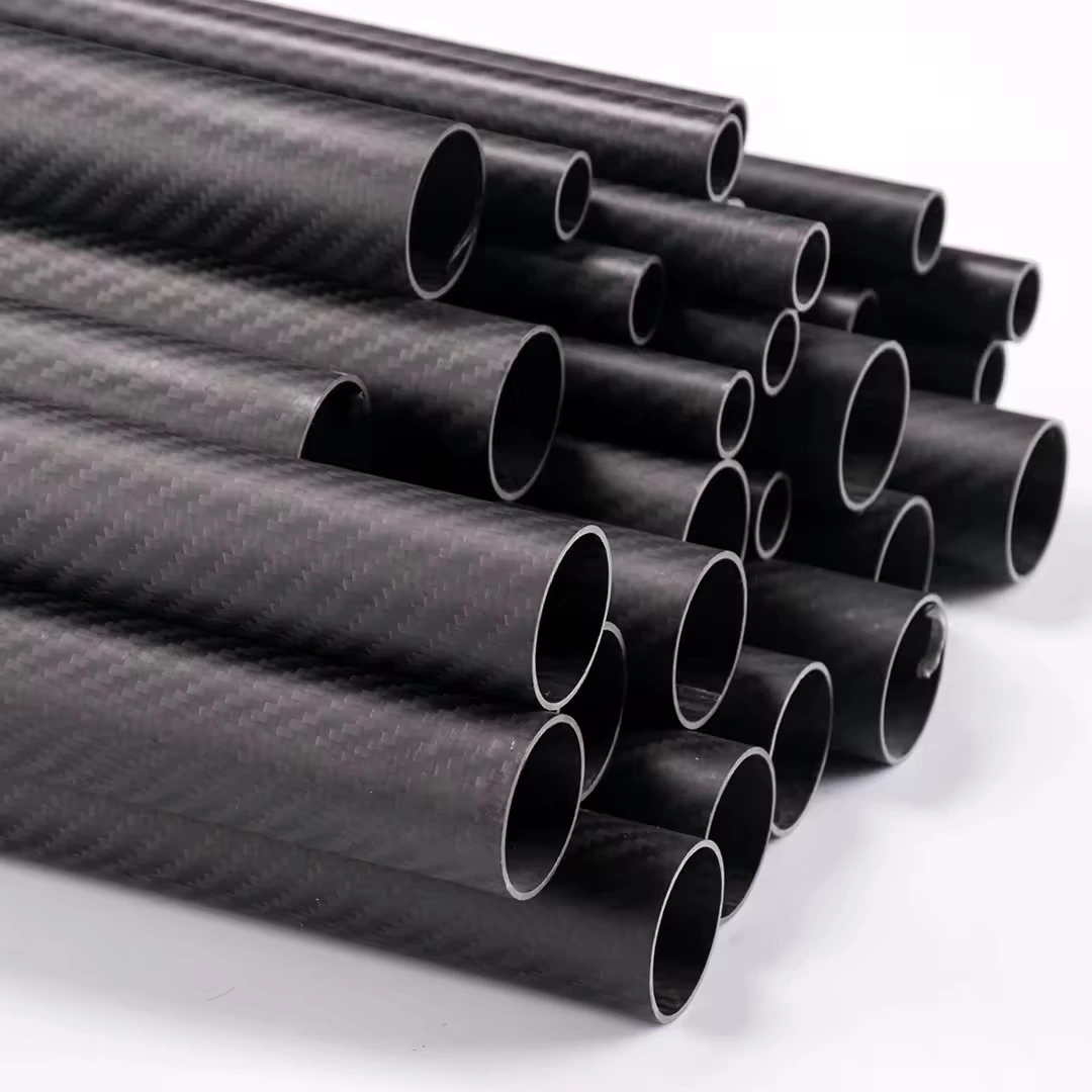 Carbon Fiber Roll-Wrapped Tubes