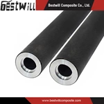 3k Twill Plain Glossy Matte Lightweight Carbon Fiber Roller
