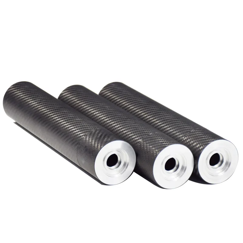 3k Twill Plain Glossy Matte Lightweight Carbon Fiber Roller