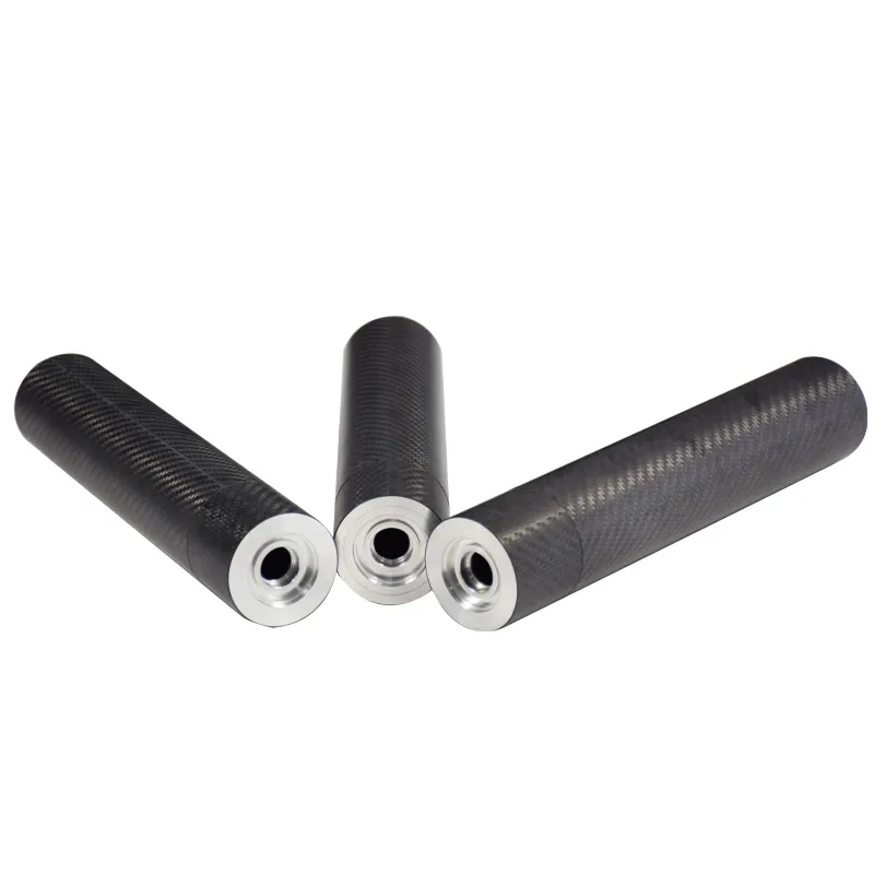 3k Twill Plain Glossy Matte Lightweight Carbon Fiber Roller